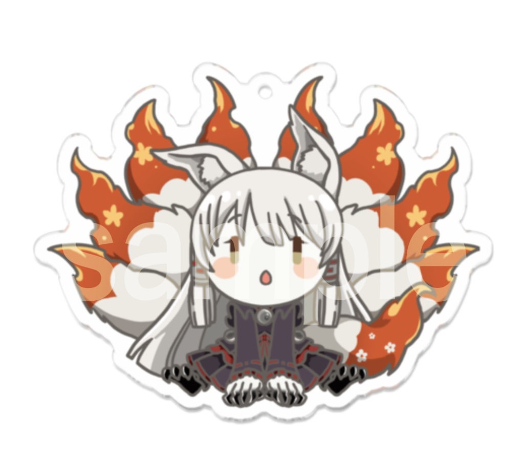 おすわリコネ(アクリルキーホルダー)
