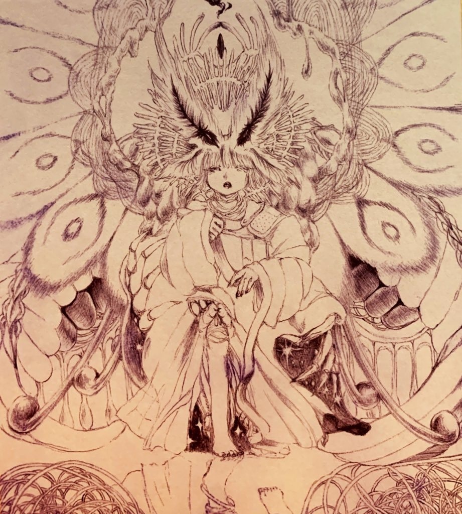 蚕光(色紙)