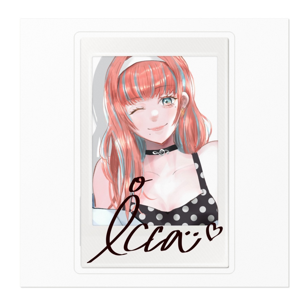 いっか オリジナルチェキ風ステッカー