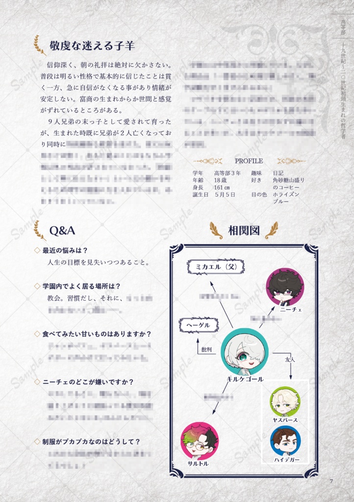 【聖フィロソフィア学園哲学科】哲学者べんらん 1