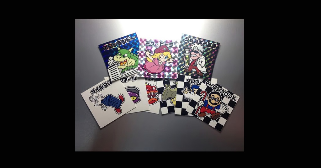 ミスピーチワールド【攻略本】(36P)&【シール】(全9枚)