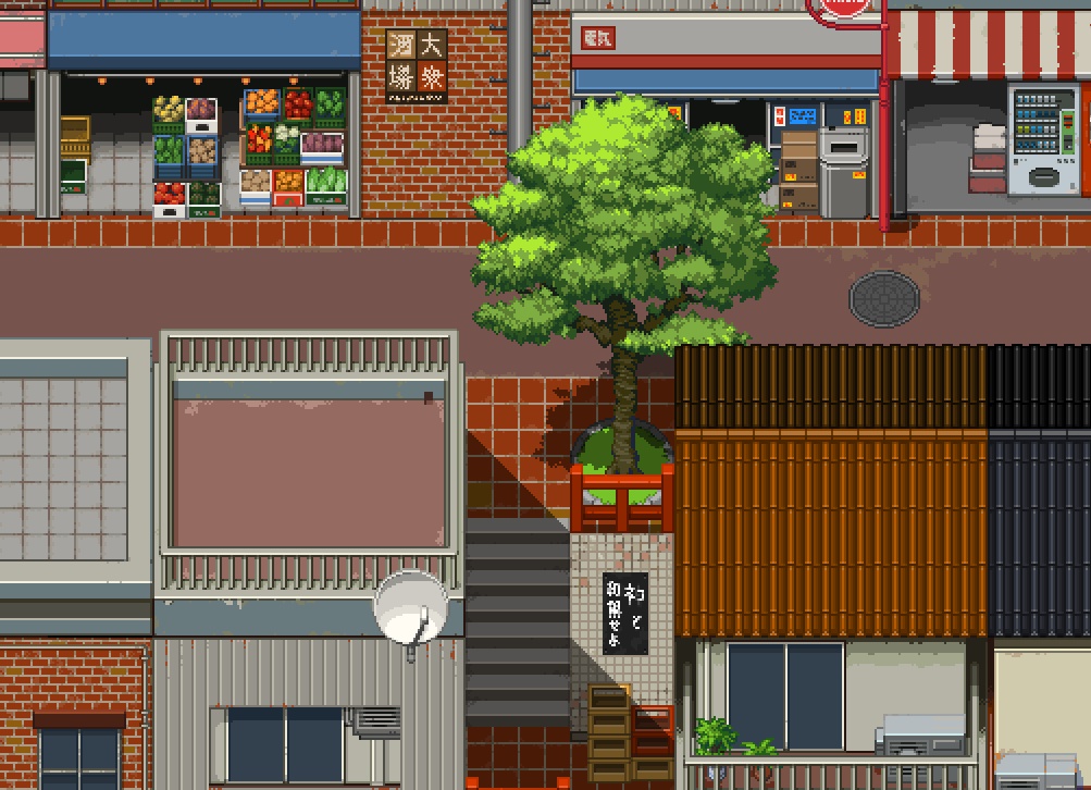 ノスタルジータイルセット【街並みセット1】