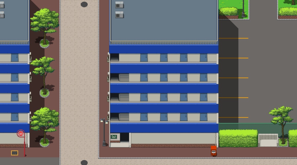 ノスタルジータイルセット【街並みセット1】