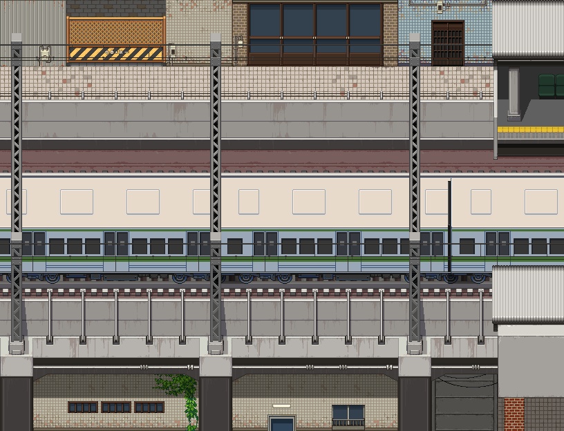 ノスタルジータイルセット【街並みセット1】