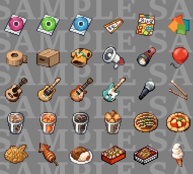 アイコンセット:文化祭