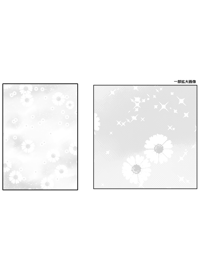 【PNG画像】少女漫画トーン素材集◇1【トーン素材】