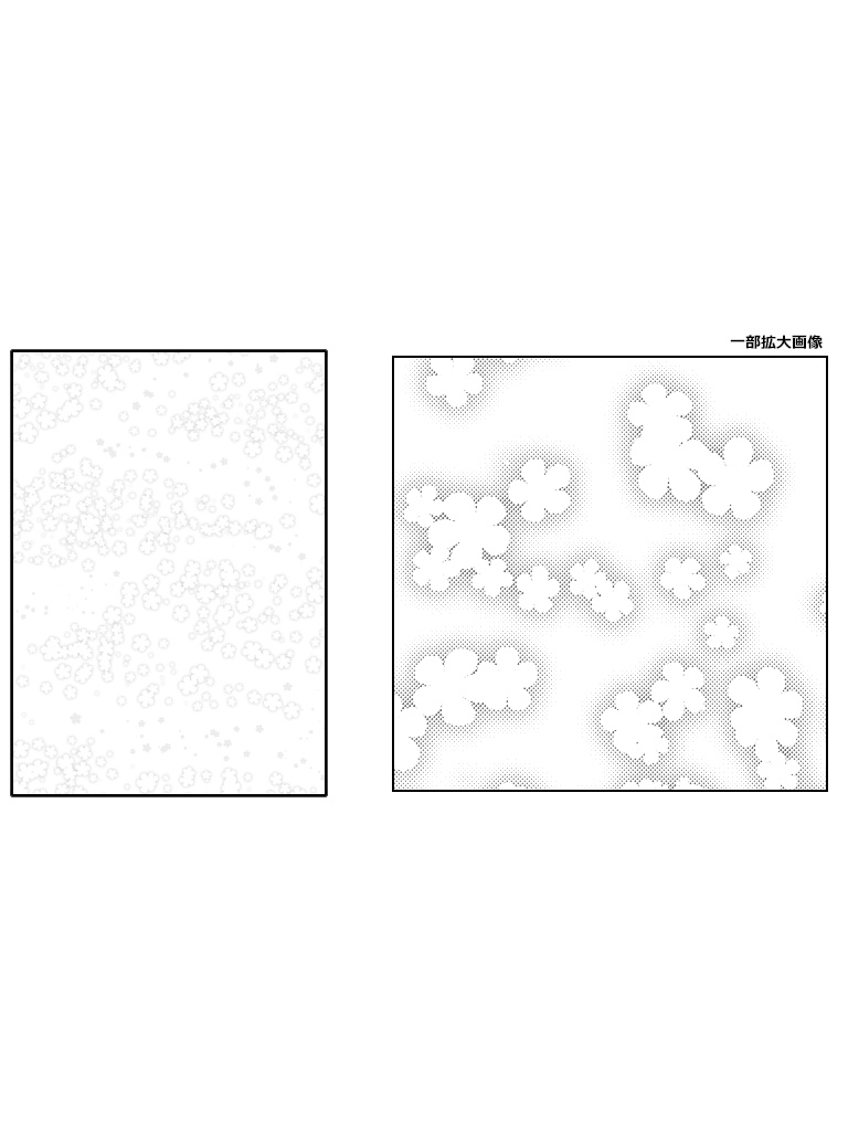 【PNG画像】少女漫画トーン素材集◇1【トーン素材】