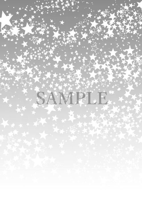 無料素材【PNG画像】B4サイズ★星キラキラ HJ-0002【トーン素材】