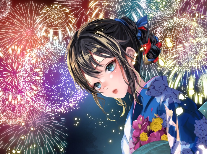 【クリスタ】花火ブラシ・15種セット【素材】