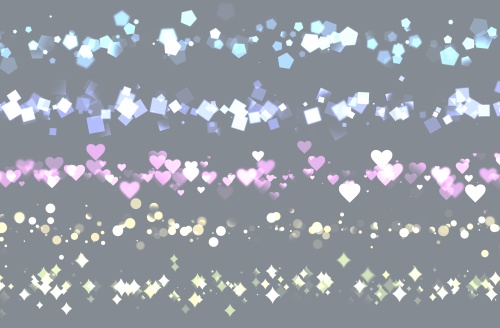 【クリスタ】グリッターブラシ・5種セット【素材】