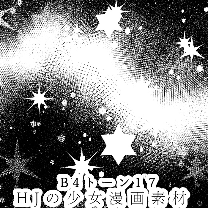 【JPG画像/単品売り】B4トーン17【グレスケ素材】