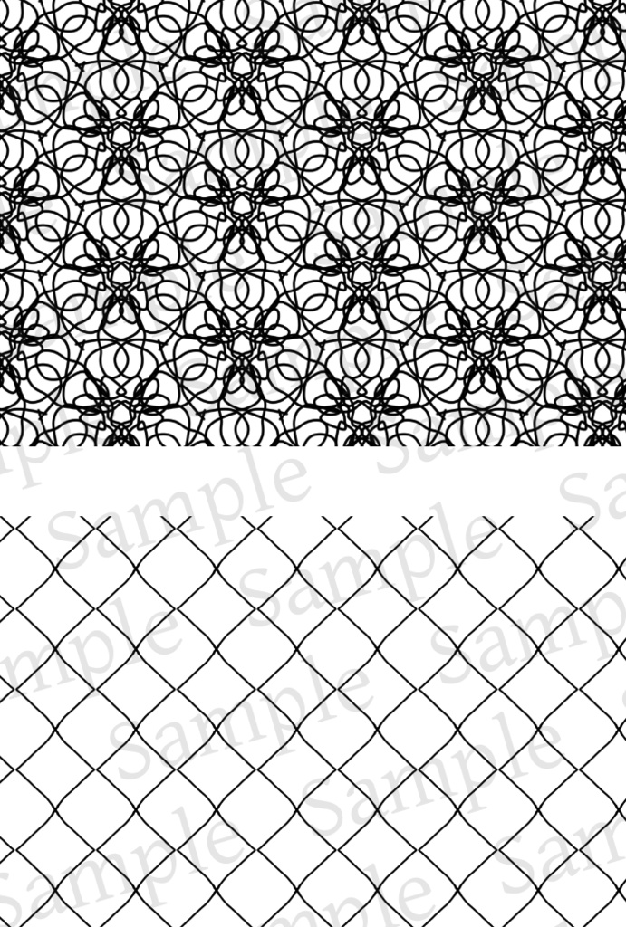 【クリスタ】かわいい背景パターン/103種入 【素材】