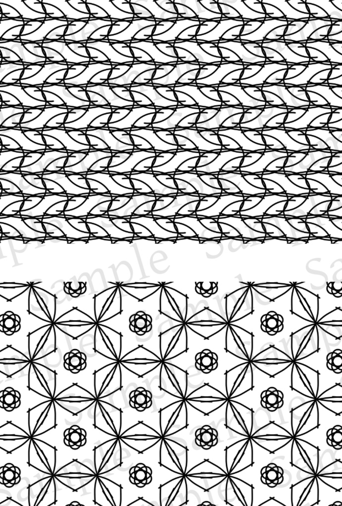 【クリスタ】かわいい背景パターン/103種入 【素材】