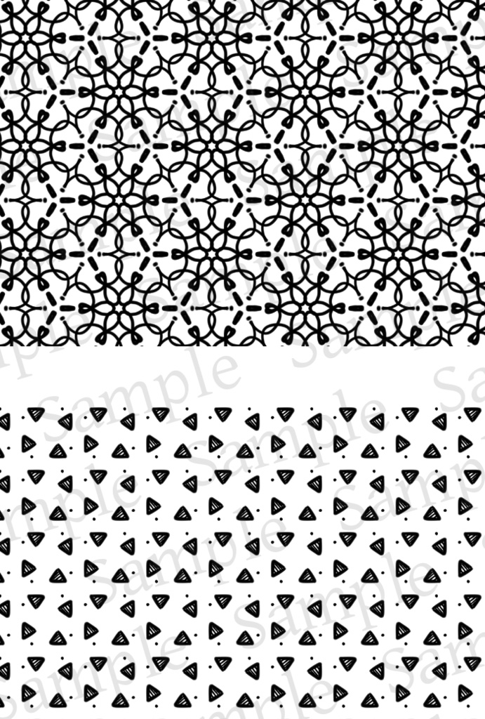 【クリスタ】かわいい背景パターン/103種入 【素材】