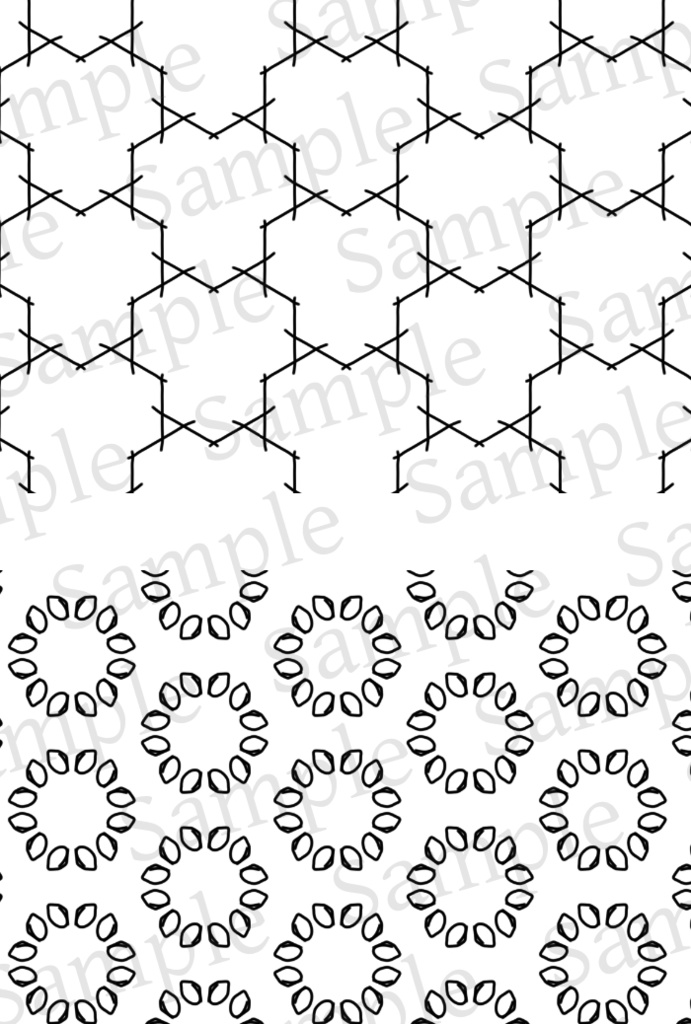 【クリスタ】かわいい背景パターン/103種入 【素材】