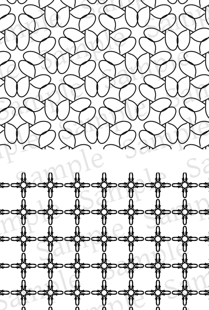 【クリスタ】かわいい背景パターン/103種入 【素材】