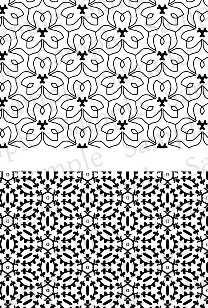 【クリスタ】かわいい背景パターン/103種入 【素材】