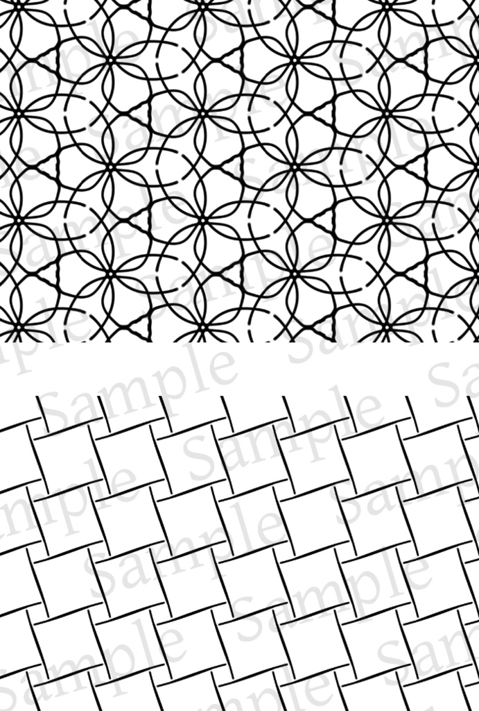 【クリスタ】かわいい背景パターン/103種入 【素材】