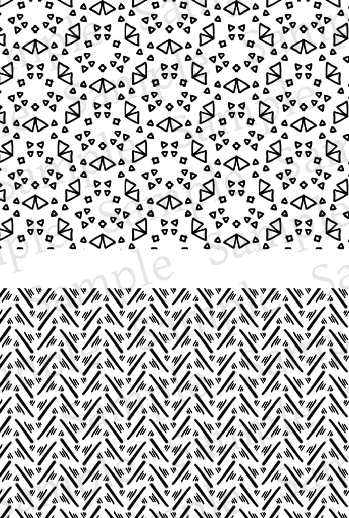 【クリスタ】かわいい背景パターン/103種入 【素材】