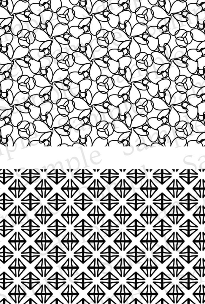 【クリスタ】かわいい背景パターン/103種入 【素材】