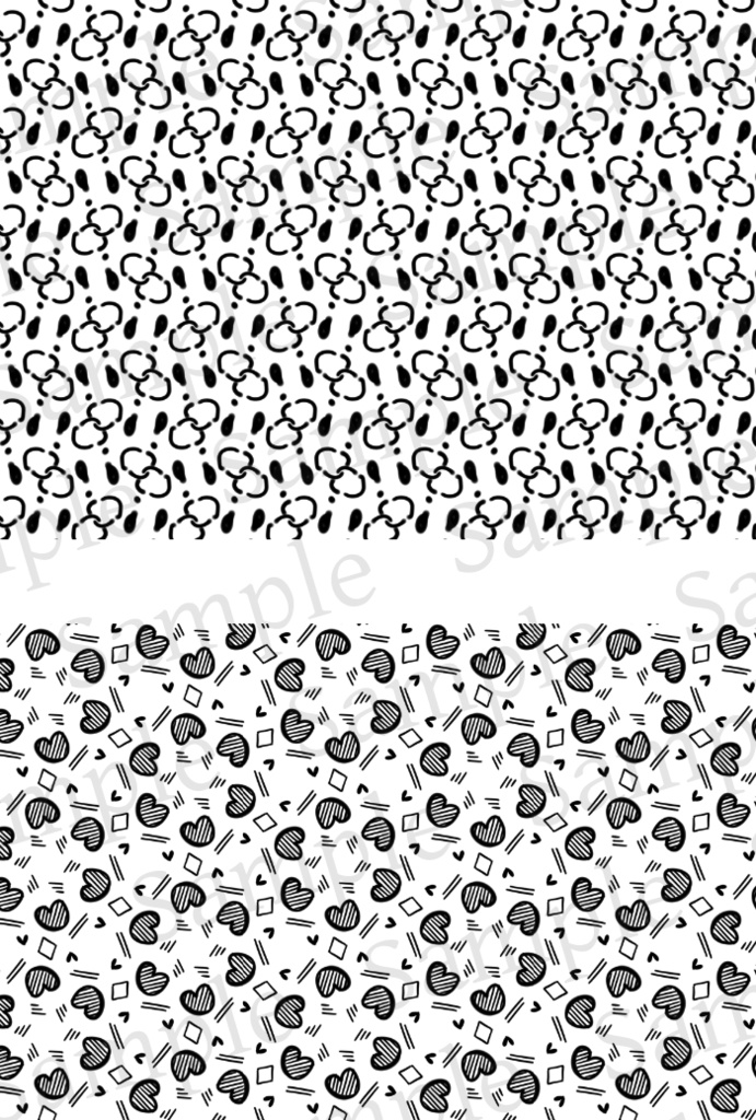 【クリスタ】かわいい背景パターン/103種入 【素材】