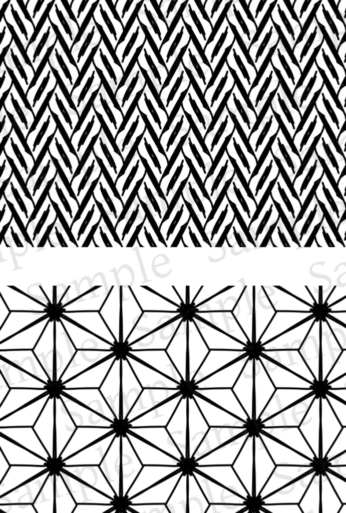 【クリスタ】かわいい背景パターン/103種入 【素材】