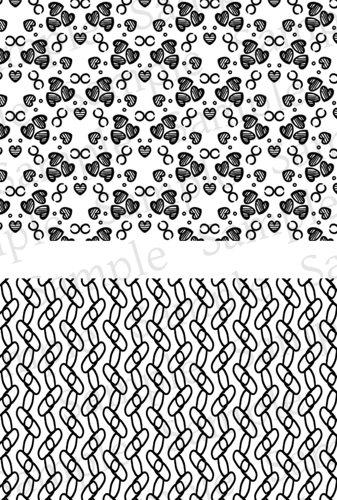 【クリスタ】かわいい背景パターン/103種入 【素材】