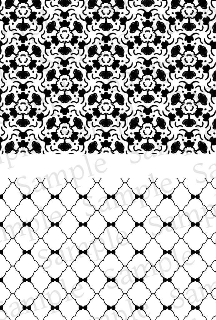 【クリスタ】かわいい背景パターン/103種入 【素材】