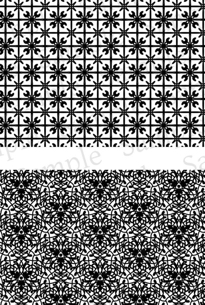 【クリスタ】かわいい背景パターン/103種入 【素材】