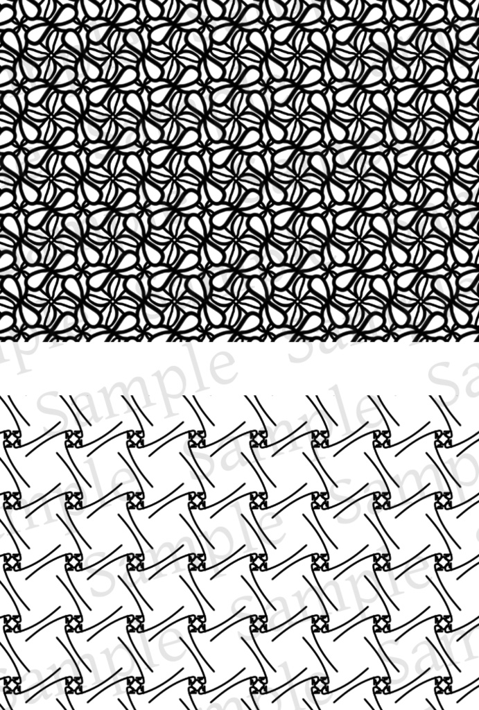 【クリスタ】かわいい背景パターン/103種入 【素材】