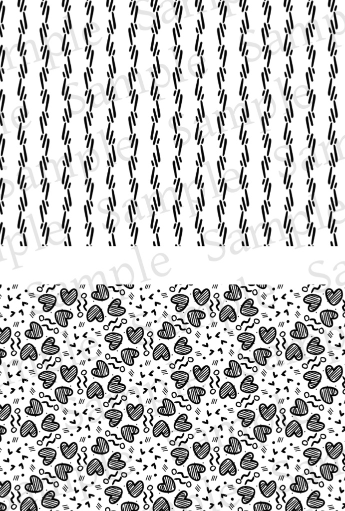 【クリスタ】かわいい背景パターン/103種入 【素材】