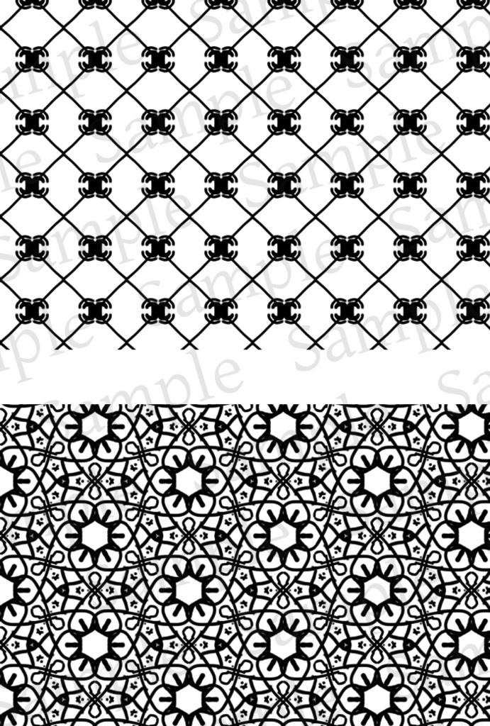 【クリスタ】かわいい背景パターン/103種入 【素材】