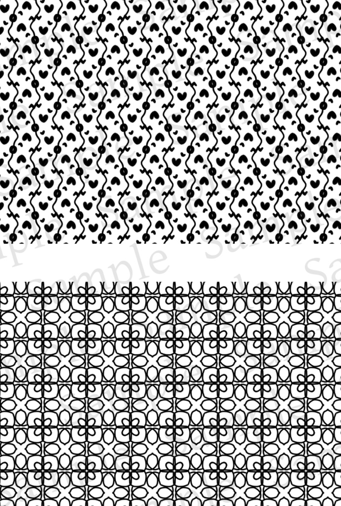 【クリスタ】かわいい背景パターン/103種入 【素材】