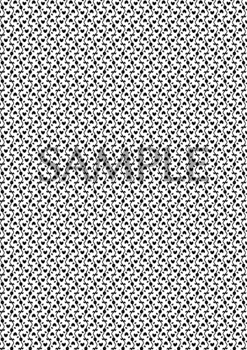 【PNG画像/単品売り】かわいい背景パターン0001【グレスケ素材】