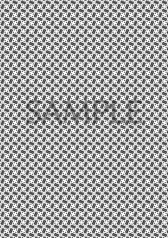 【PNG画像/単品売り】かわいい背景パターン0011【グレスケ素材】