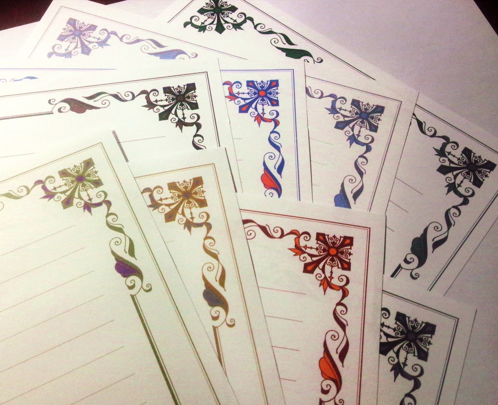 『ラブダナムに祈りを』 記念便箋 シスタスセット