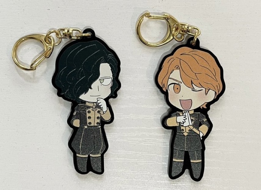 風花雪月 黒アクリルキーホルダー(ヒューベルト/フェルディナント)