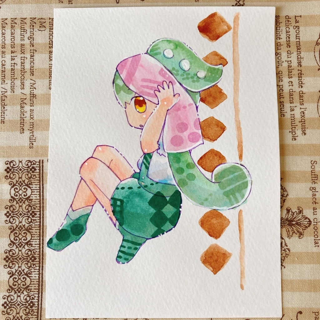 手描きイラスト ずんだもん