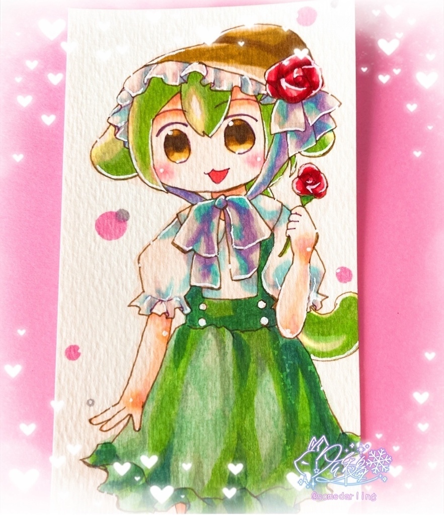 手描きイラスト ずんだもん