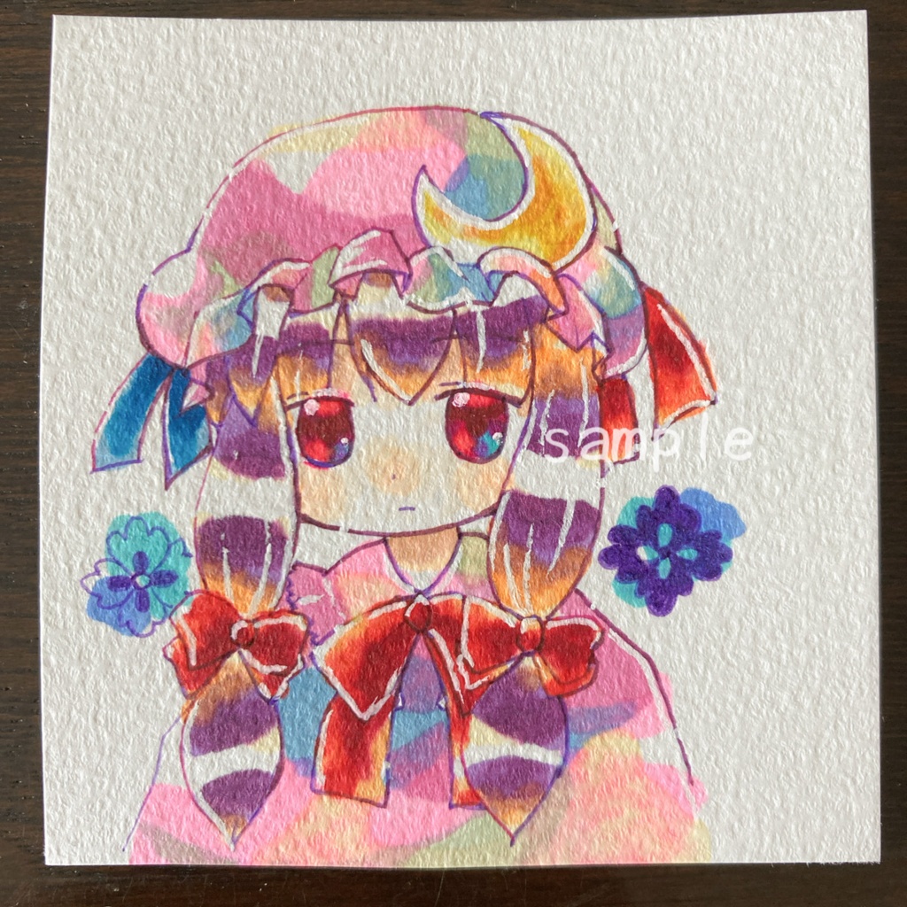 手描きイラスト 東方Project パチュリー・ノーレッジ