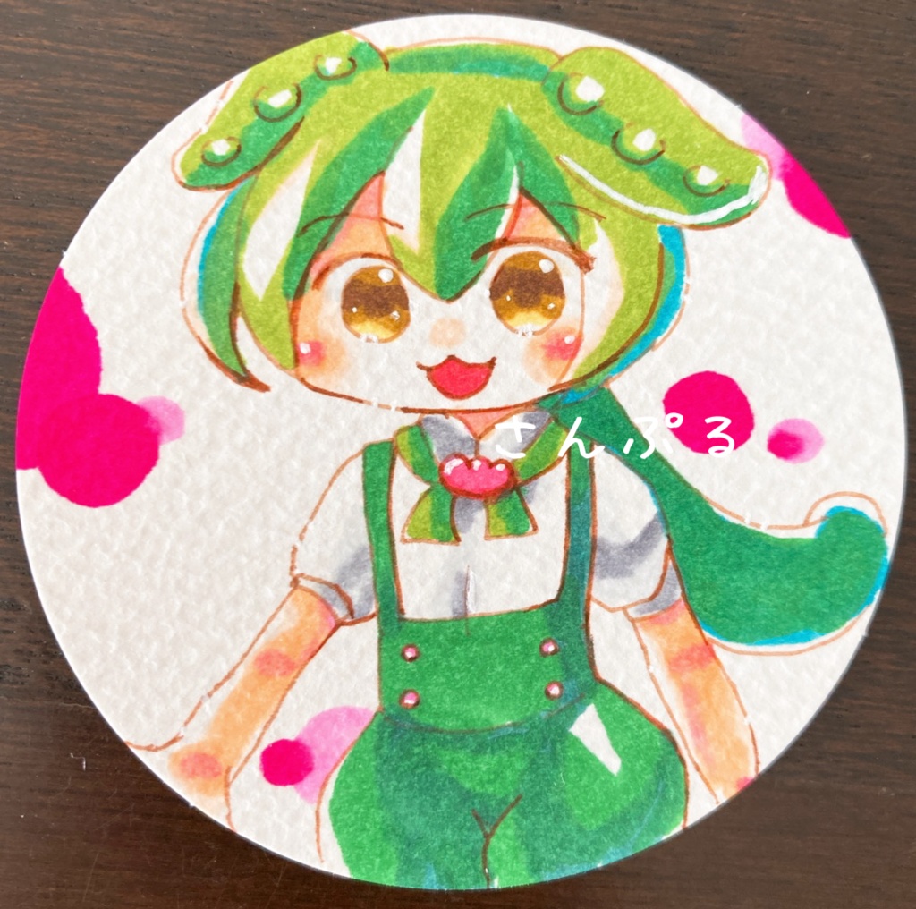 手描きイラスト ずんだもん