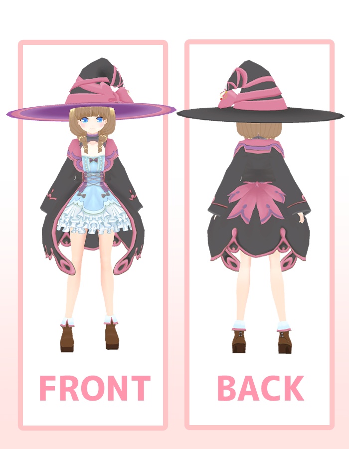 【VRアバター向け3Dモデル】"魔ノ壱型"