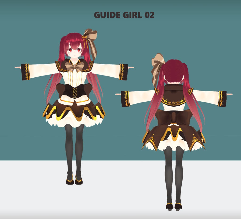 【3Dモデル】GUIDE GIRL 02