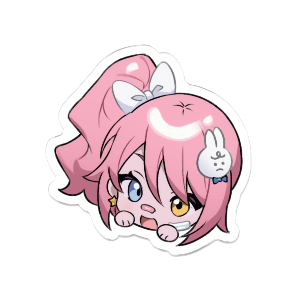 「ラズベリー・ソーダ」アクリルバッジ