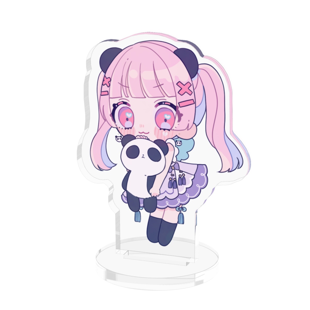 パンダ抱え豆姫アクスタ