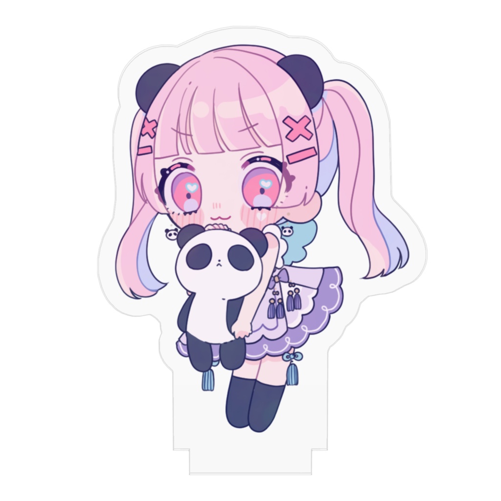 パンダ抱え豆姫アクスタ