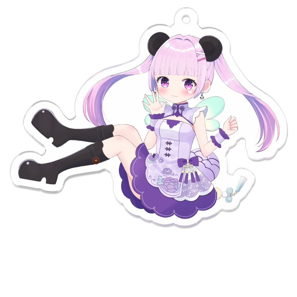 おすわり豆姫アクキー