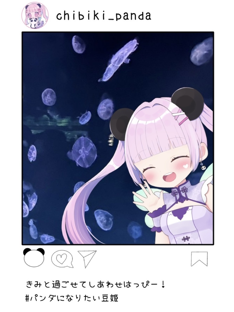 panstagram風にっこりアクキー