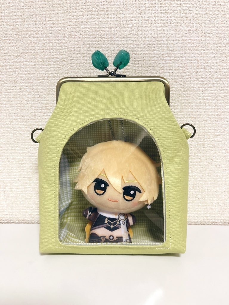 推し活がま口ポーチ ひとり用 ラベンダーパープル