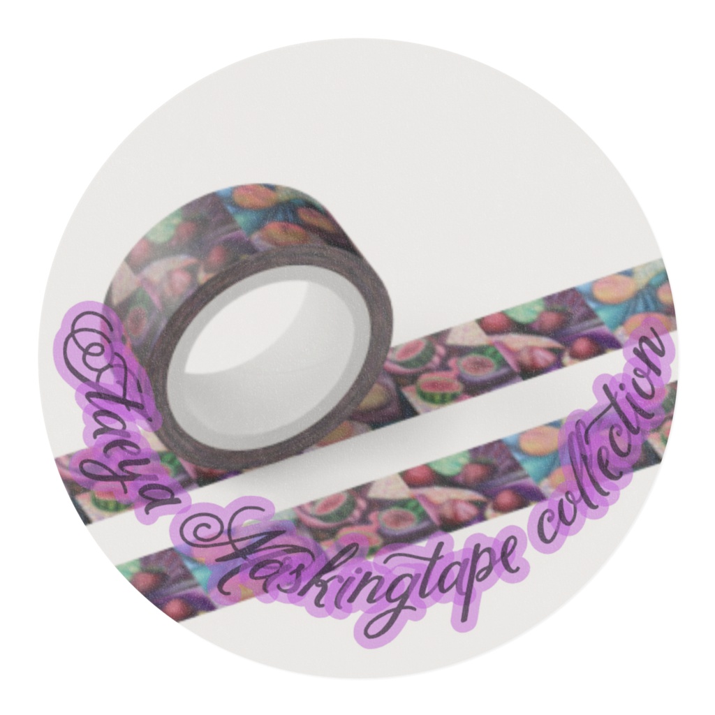 Fruttaマステ1★イチゴ/モモ/スイカ